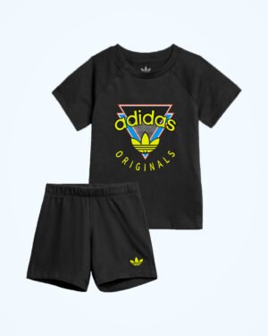 Adidas Graphic Shorts/T-shirt Set