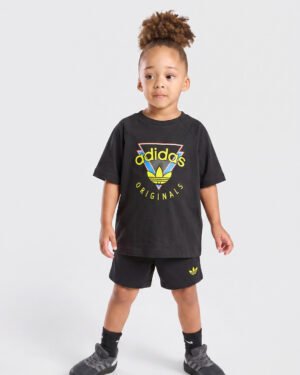 Adidas Graphic Shorts/T-shirt Set